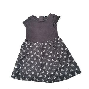 Gap kids gray semi A line flare dress